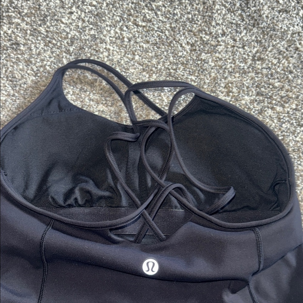 lululemon athletica Black Double-Strap Y Tank Top - Picture 3 of 3